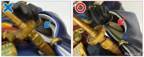 正版手办与盗版邪神大比拼 比一比就可以看出真假！