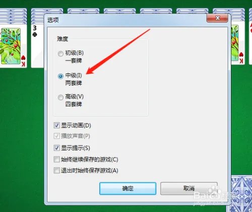 单机版蜘蛛牌中级两套牌游戏攻略