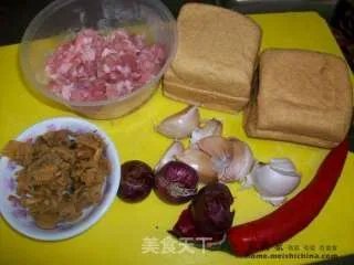 家常菜肴@@冬菜肉碎烧豆腐