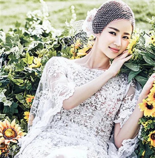 韩式婚纱照新娘造型特点  2017韩式新娘婚纱照图片