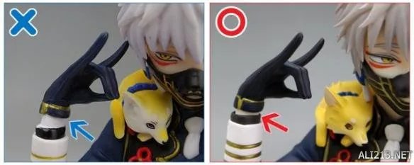 正版手办与盗版邪神大比拼 比一比就可以看出真假！