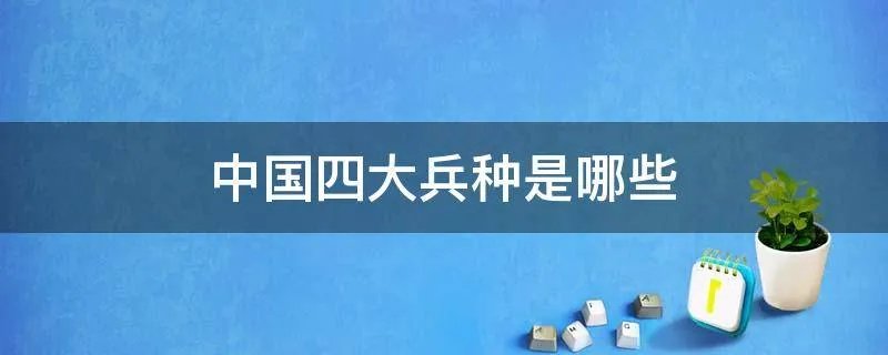 中国四大兵种是哪些