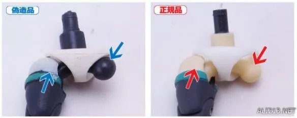 正版手办与盗版邪神大比拼 比一比就可以看出真假！