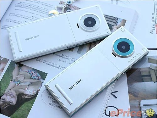 夏普首款直板手机,香水瓶媚惑设计