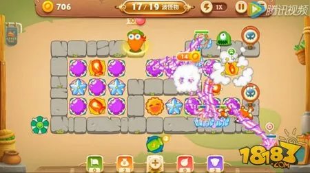 保卫萝卜3集市地图第21关图文攻略