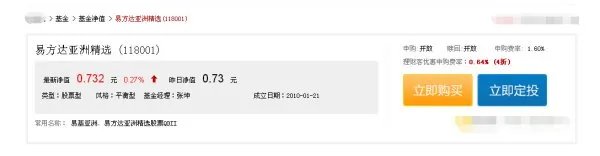 118001的基金净值咋查询