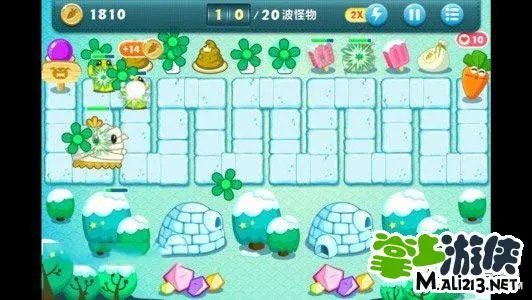 保卫萝卜冬季7攻略 冬季主题第7关金萝卜攻略