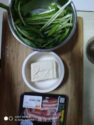 小白菜炖豆腐