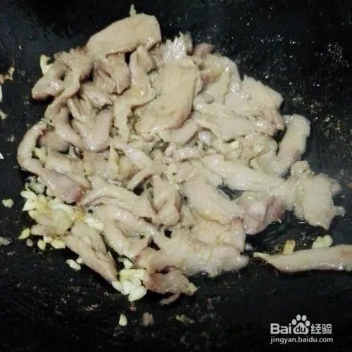 炒肉的做法