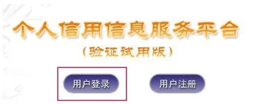 个人信用查询系统  网上怎么查个人信用