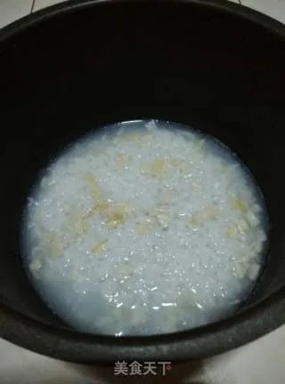 蔬菜干贝粥