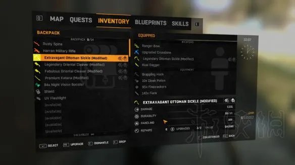 《消逝的光芒》怎么修理武器？利用蓝盾任务无限修理武器技巧