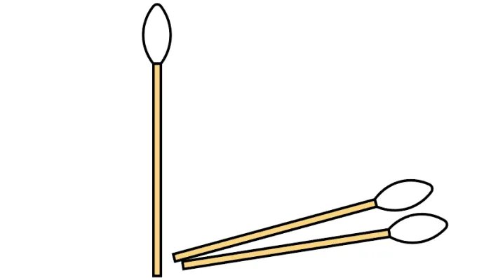 棉签画图片简笔画