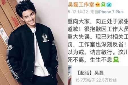 吴磊工作室道歉是怎么回事 都是微博文案惹的祸