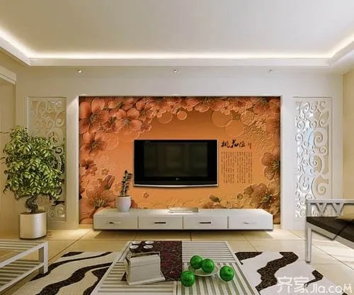 客厅电视背景墙效果图欣赏