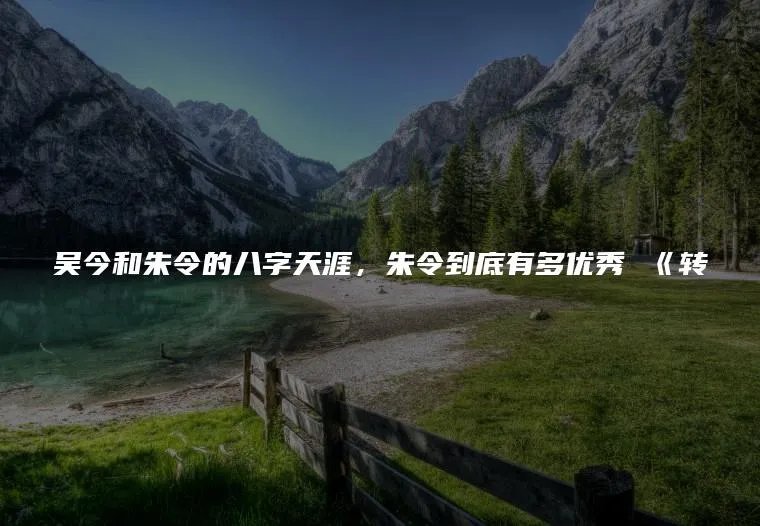 吴今和朱令的八字天涯，朱令到底有多优秀 《转