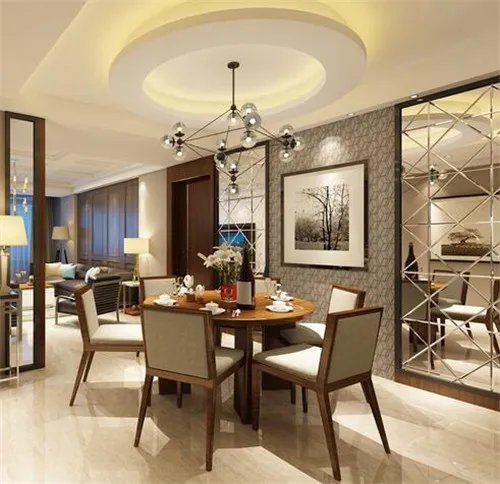 小餐厅吊顶效果图 适合小户型的餐厅吊顶装饰