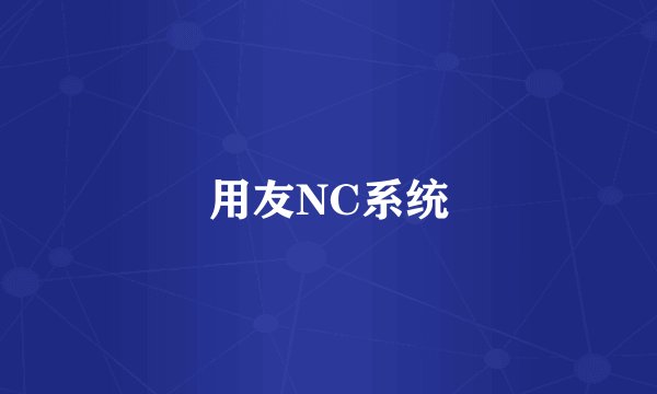 用友NC系统