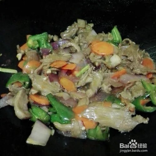 炒肉的做法
