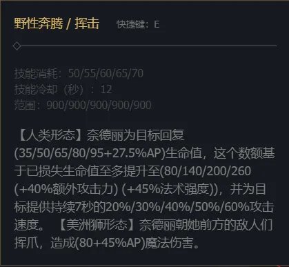 《英雄联盟》狂野女猎手奈德丽技能加点推荐