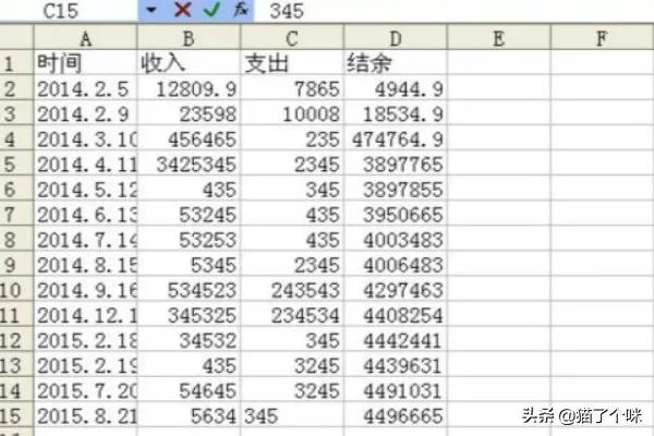 怎样用excel记账excel记账模板？