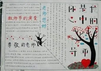 老师您辛苦了手抄报图片大全