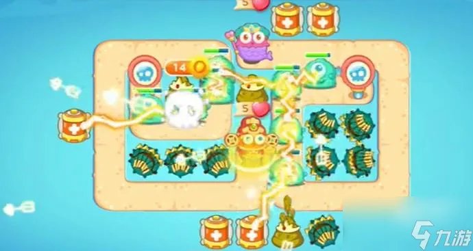 保卫萝卜3阿秋之旅深海冒险第五关怎么过