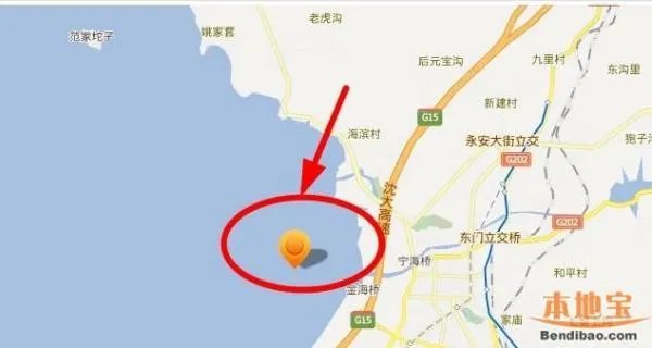 大连新机场位置