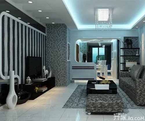 客厅电视背景墙效果图欣赏