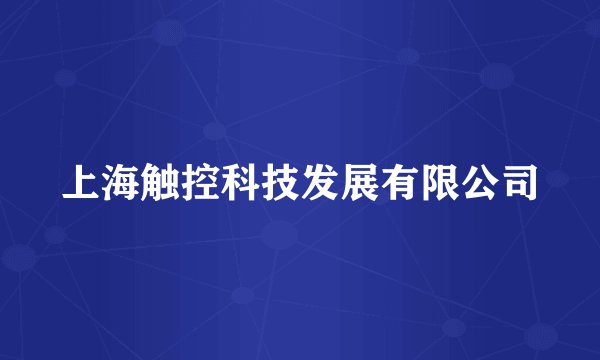 上海触控科技发展有限公司