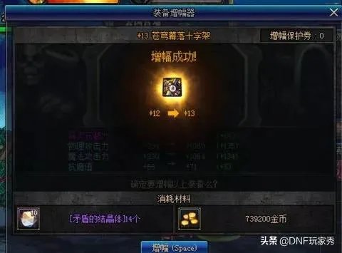 DNF增幅比强化成功率高,真的是这样吗?你有类似体验吗?