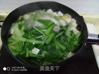 小白菜炖豆腐