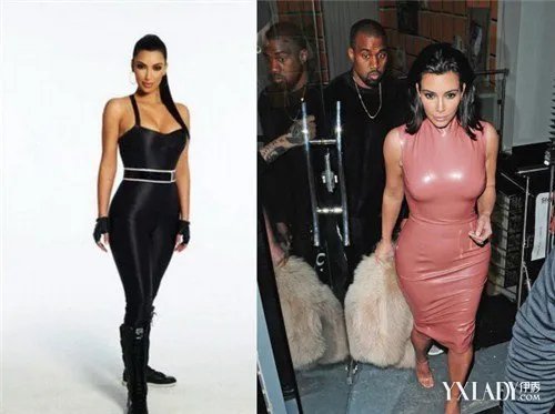 卡戴珊裹紧身衣大秀性感身材网友大呼被其身材虐死