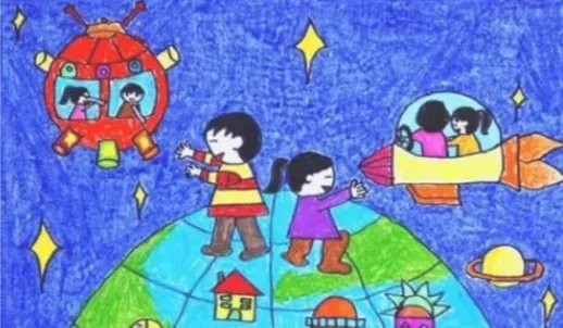 未来世界怎么画