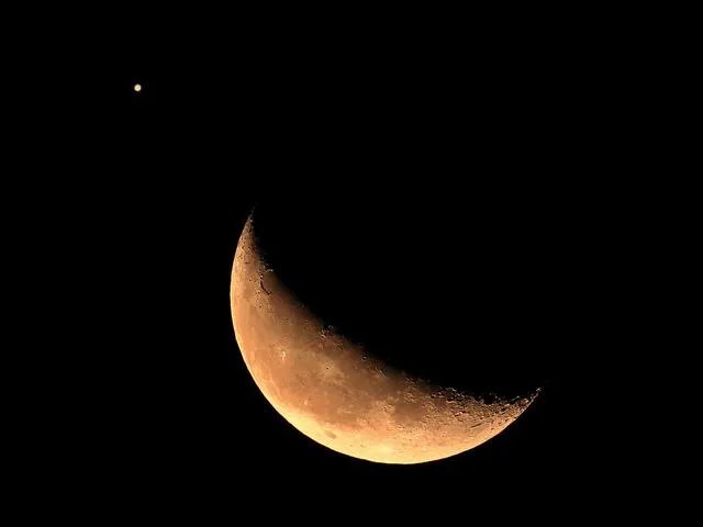 木星合月与金星合月在观测时的区别？