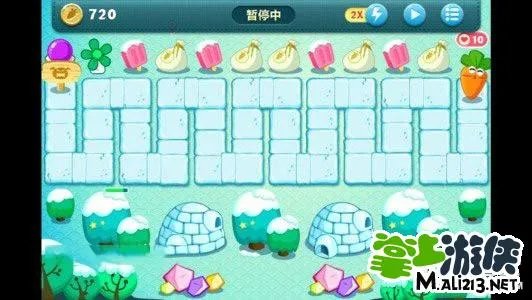 保卫萝卜冬季7攻略 冬季主题第7关金萝卜攻略