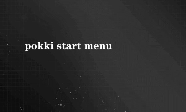pokki start menu