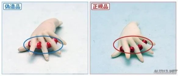 正版手办与盗版邪神大比拼 比一比就可以看出真假！