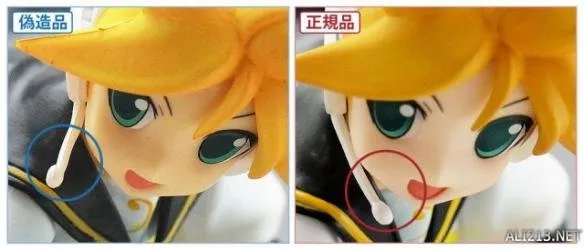 正版手办与盗版邪神大比拼 比一比就可以看出真假！