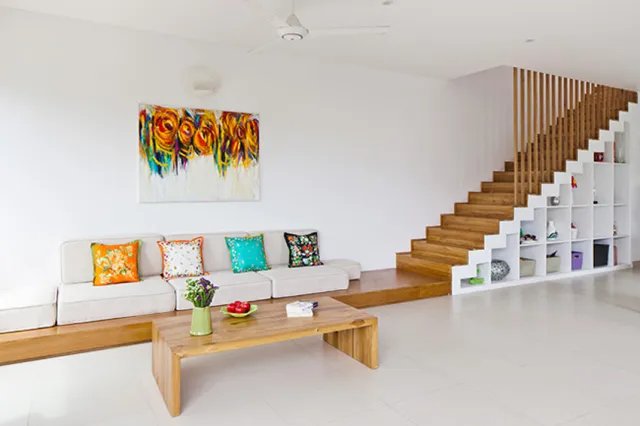 嫂子家的复式楼我一点也不羡慕，但是楼梯真的让我嫉妒