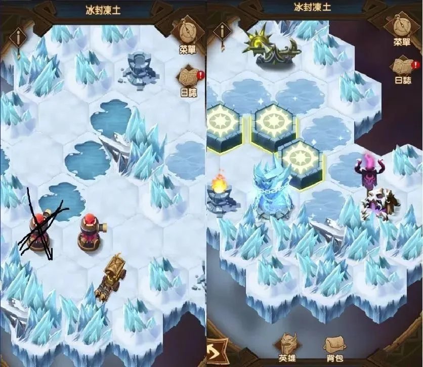 剑与远征冰封冻土路线图文全攻略