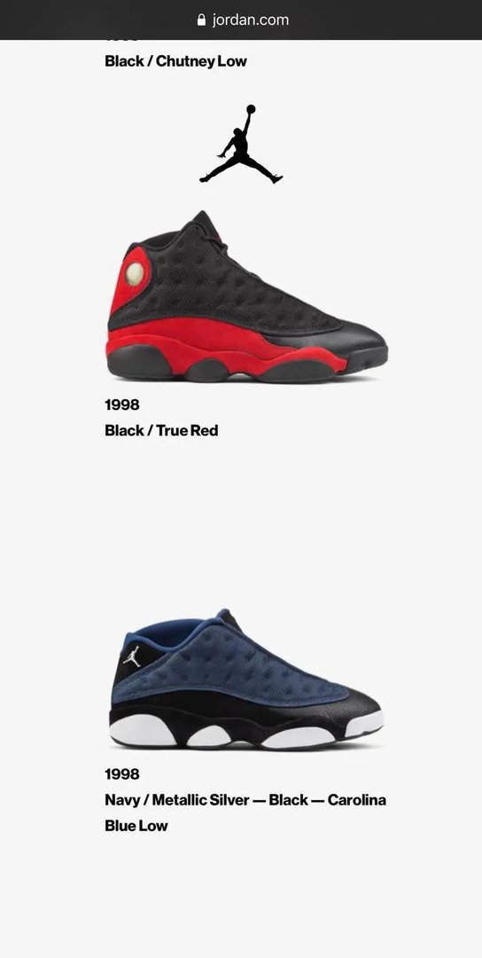 aj13元年配色有哪些？