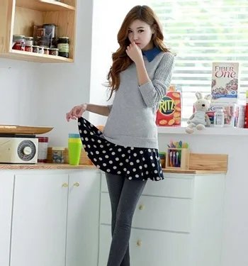 秋冬季节秀美腿必备的裙裤怎么搭配上衣