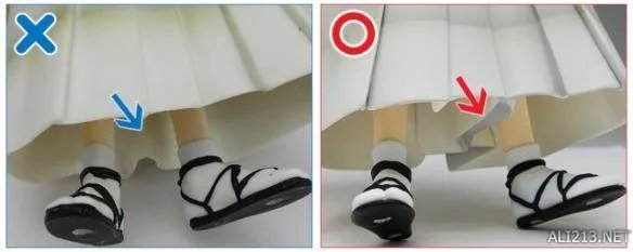 正版手办与盗版邪神大比拼 比一比就可以看出真假！