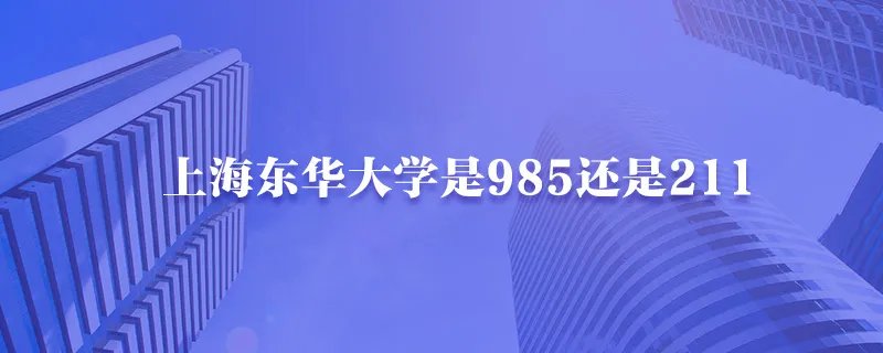 上海东华大学是985还是211