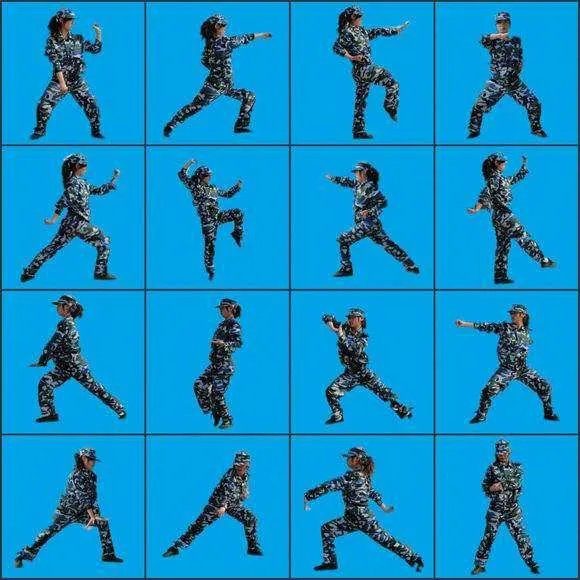 军体拳第二套全部图解