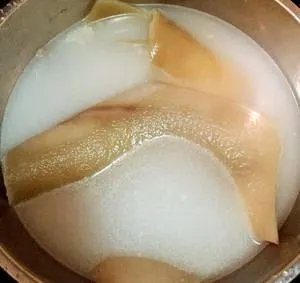 猪皮冻的制作方法