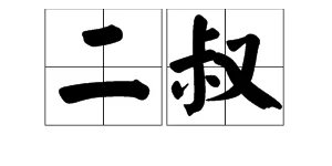 二叔是什么意思