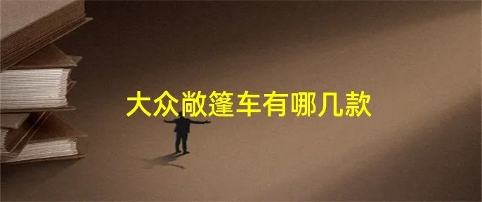 大众敞篷车有哪几款