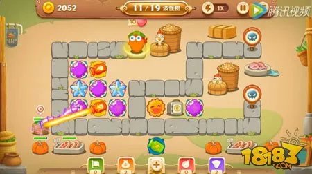 保卫萝卜3集市地图第21关图文攻略